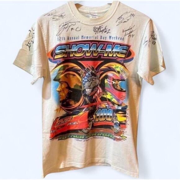 2004 12th Annual Show Me 100 Medium Autographed Graphic Event Tee - Picture 1 of 8